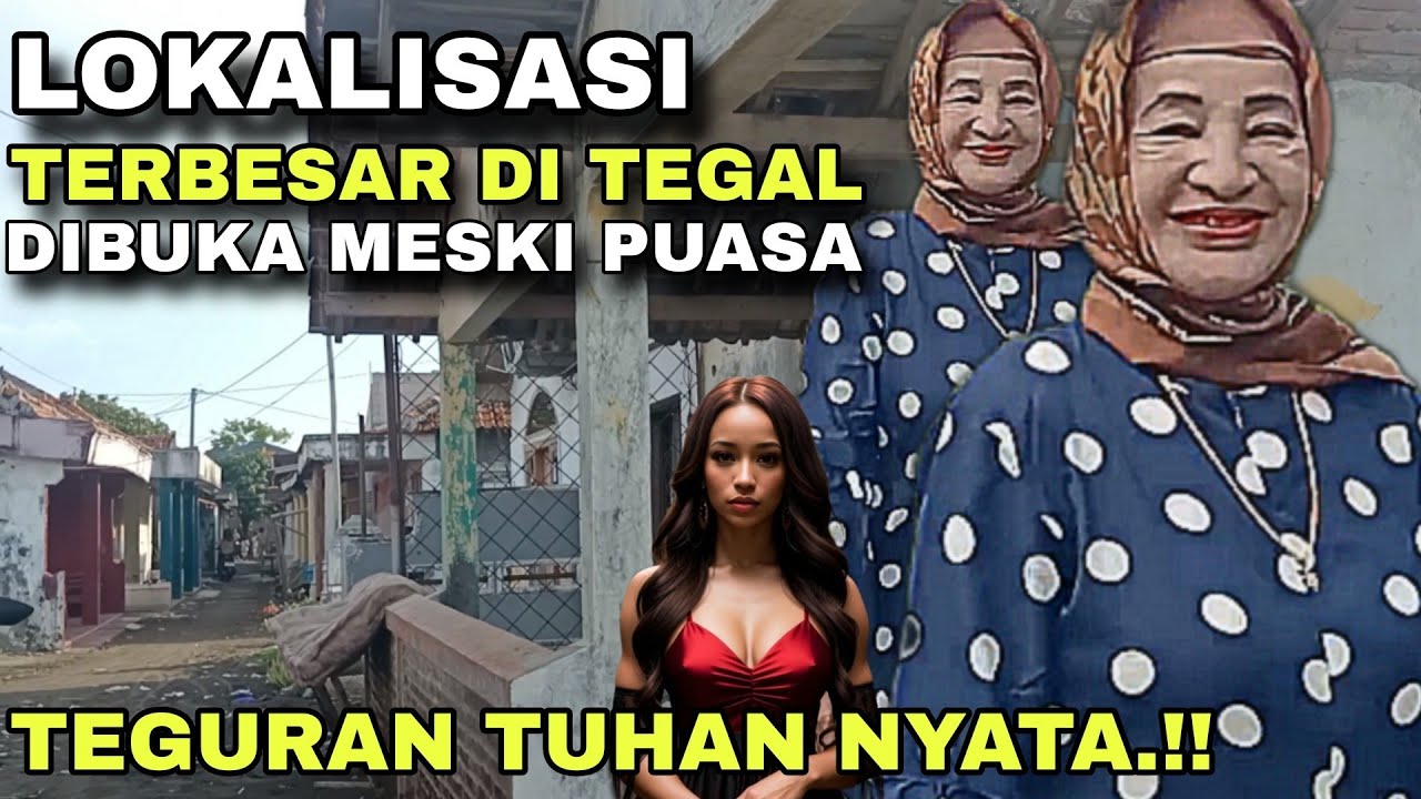 Viral.!! Lokalisasi terbesar di Tegal masih buka meski ditegur Alam berupa tanah bergerak,abrasi dll