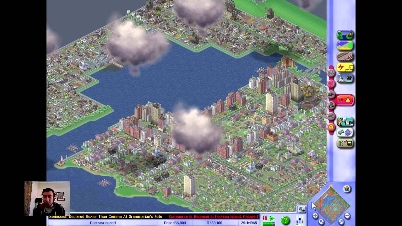 SimCity 3000 - Tutorial - Surviving Space Junk