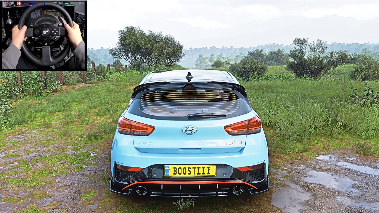 The i30 N Goes FULL BEAST MODE in Forza Horizon 5! | Steering Wheel Gameplay