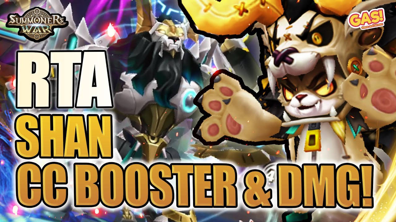 [RTA] SHAN BEST STUNNER & BOOSTER & BIG DAMAGE! Summoners War Sky Arena #summonerswar #arena #pvp