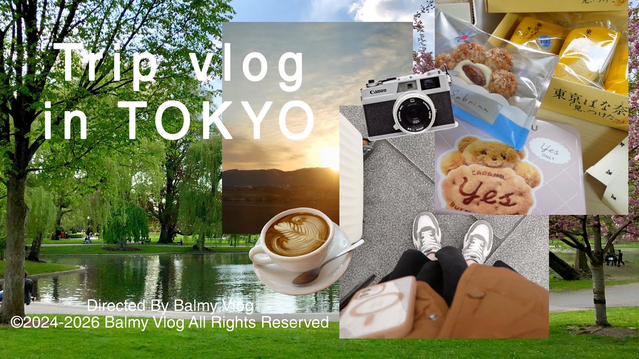 【Trip vlog】溜まっていた疲れを癒した4泊5日👜︎⸝‍⋆｜パンチくんに会えた✧*｡｜あんみつ みはし｜観光💁🏻‍♀️🌼｜購入品紹介 etc…