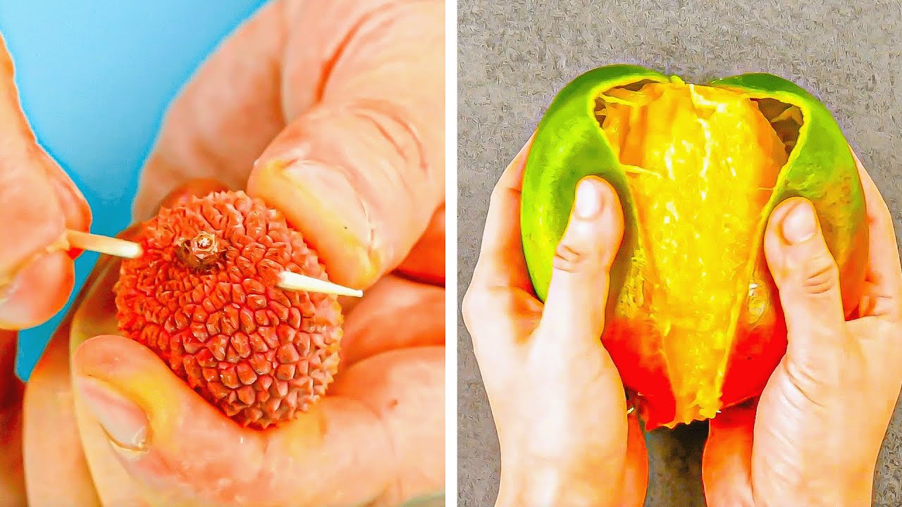 30 increíbles trucos para pelar y cortar fruta y verdura. ¡Utilísimos!