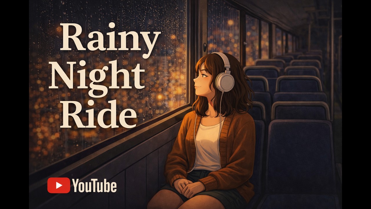 Midnight Bus Ride 🚌 Lofi Chill Jazz – Smooth Beats for Relaxing & Night Thinking