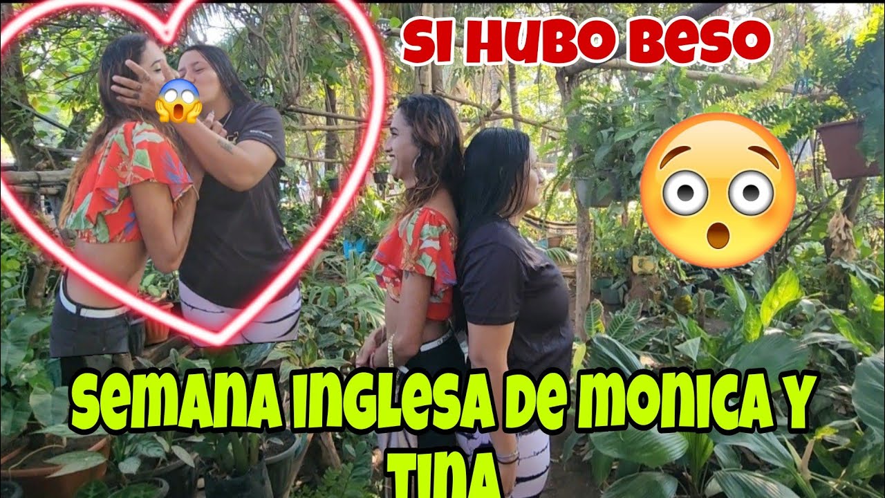 El primer beso de monica y tina 🙈comprando flores para la casa de Beto 🥰