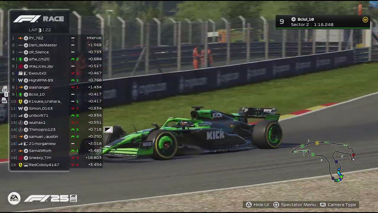 GLR T3 round 8 Spa Race 🐶🤬☠️