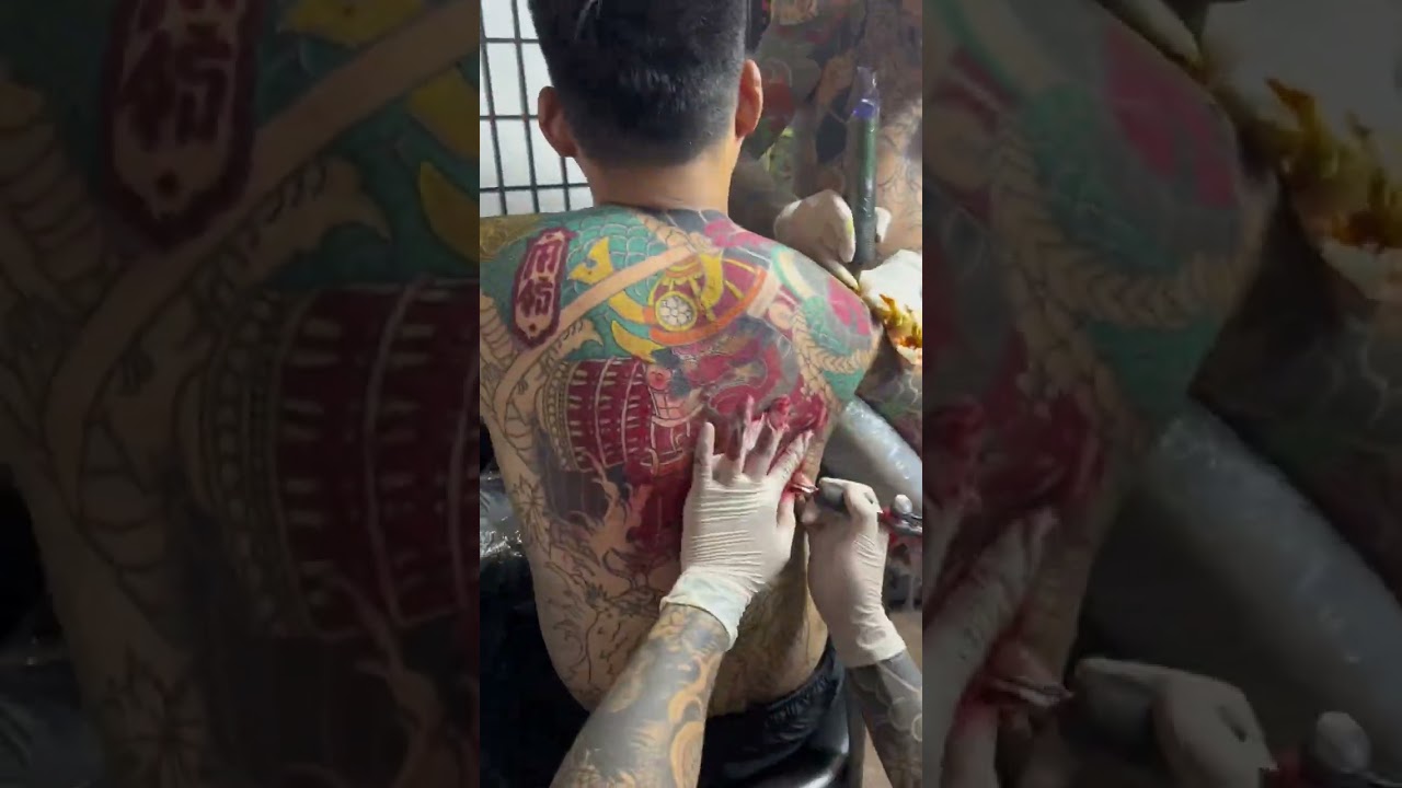 H&igrave;nh xăm full lưng nhật cổ . Tattoo Nguyễn vũ linh 985/63b hương lộ 2. B&igrave;nh t&acirc;n 0708040070