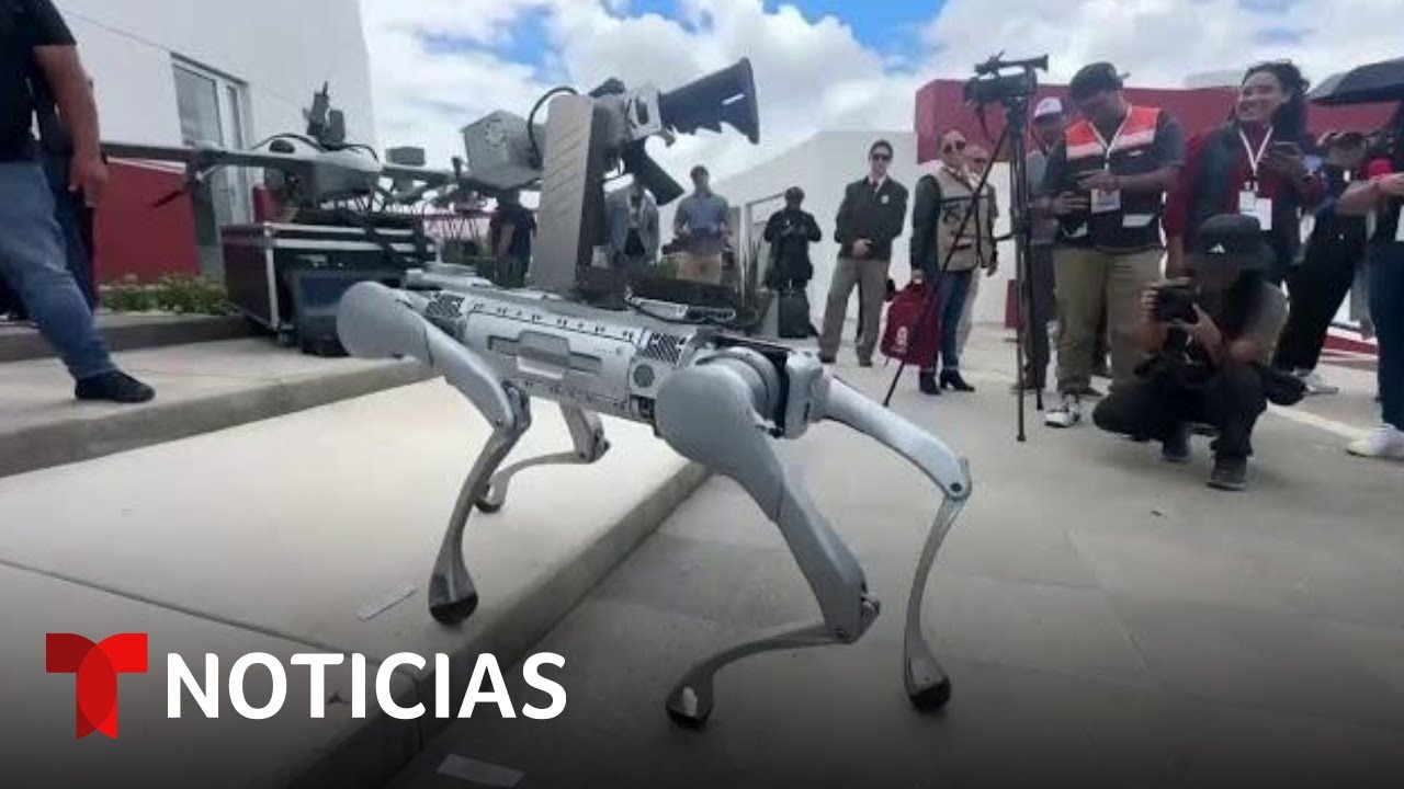 Zacatecas apuesta por un costoso perro robot para combatir el crimen organizado | Noticias Telemundo