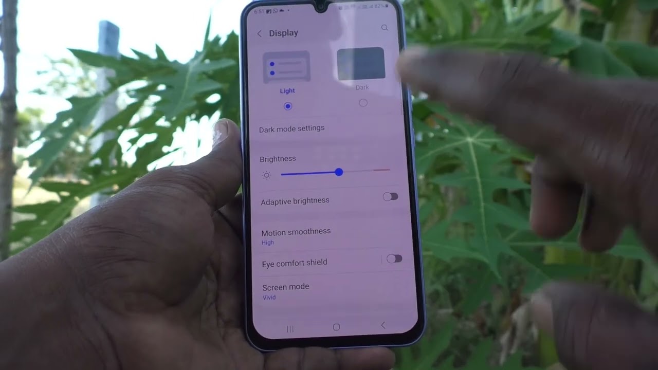 What is adaptive brightness in Samsung Galaxy A34 5G and How to control it