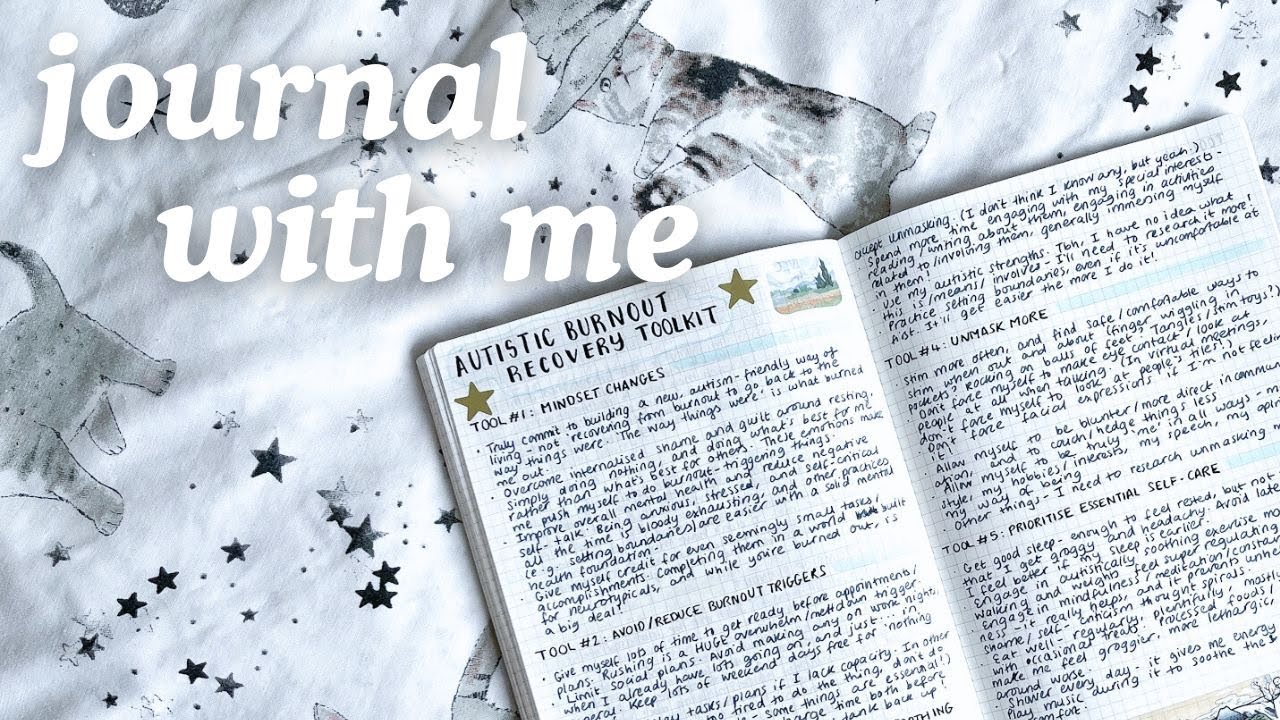 journal with me 💫 autistic burnout chat + recovery plan
