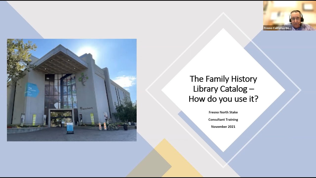 The Family History Library Catalog - How do You Use It?