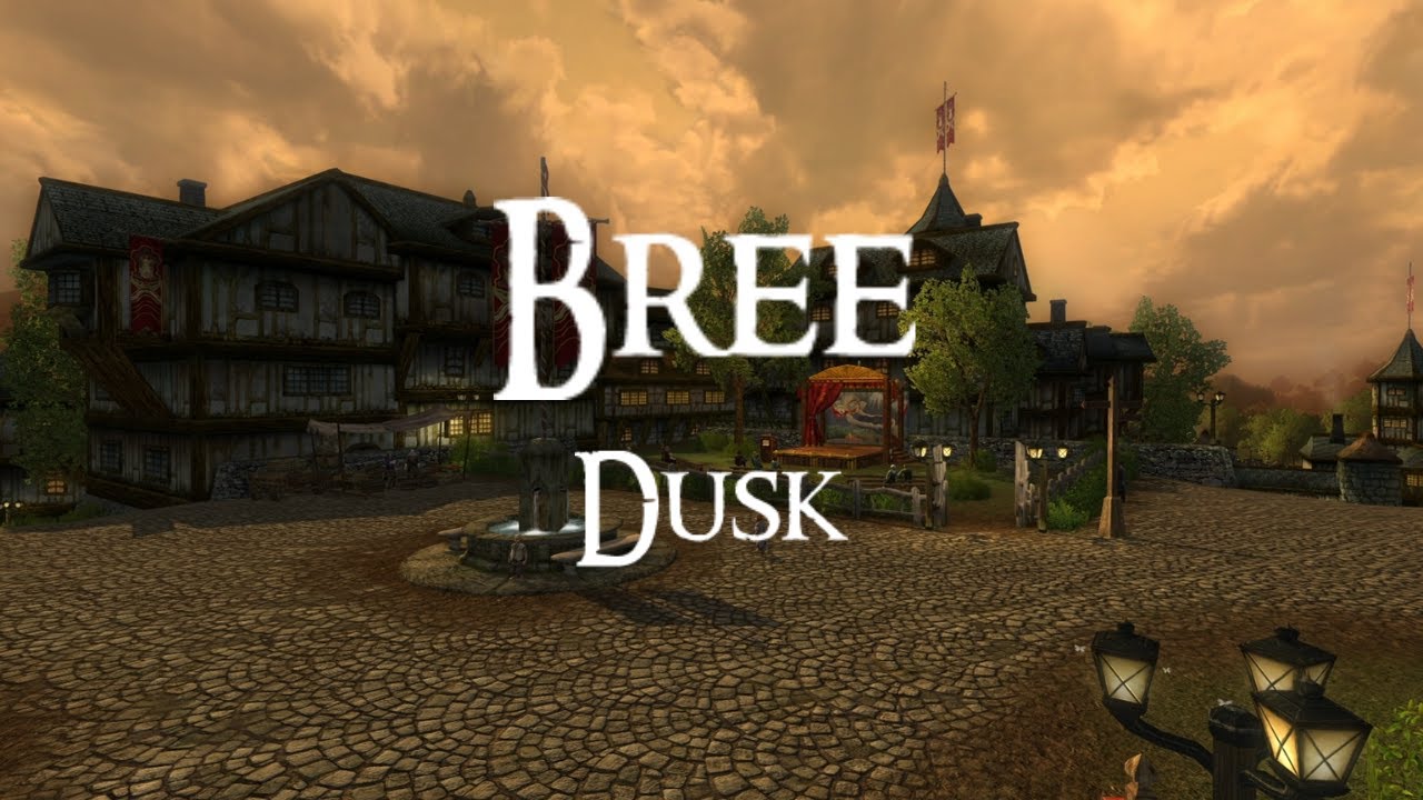 LOTRO | BREE | Bree at Dusk | Music & Ambience | 1 Hour