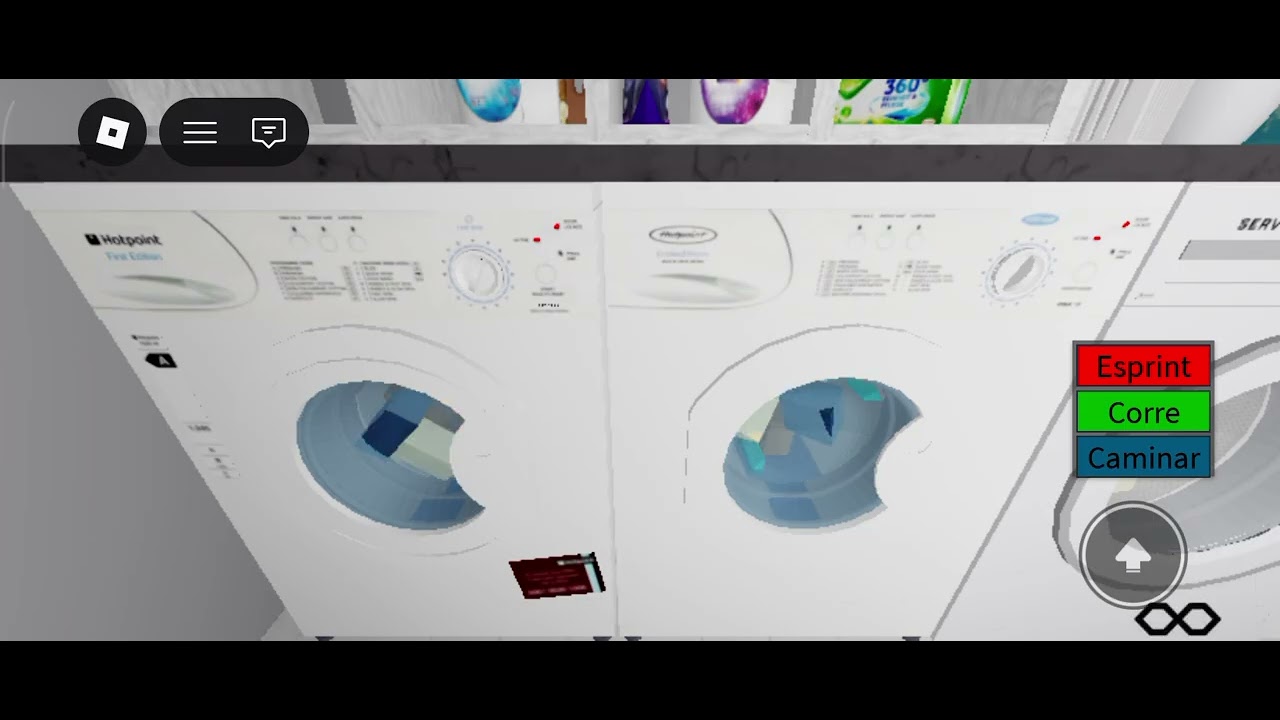 Wash race hotpoint first edition 1400rpm VS hotpoint first edition 1000rpm prewash cycle #roblox