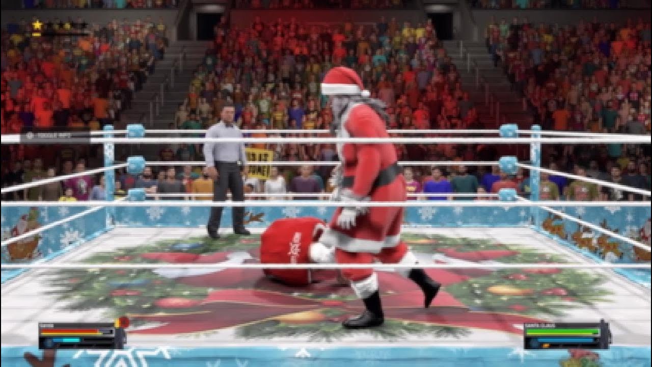 WWE 2K25 PS5 - Sanda Vs. Santa
