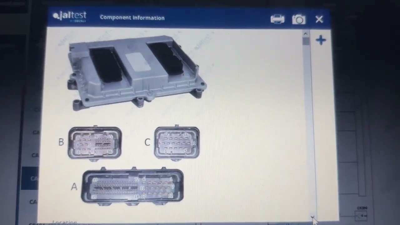 Man tga truck engine computer edc wiring digram details from jaltest 