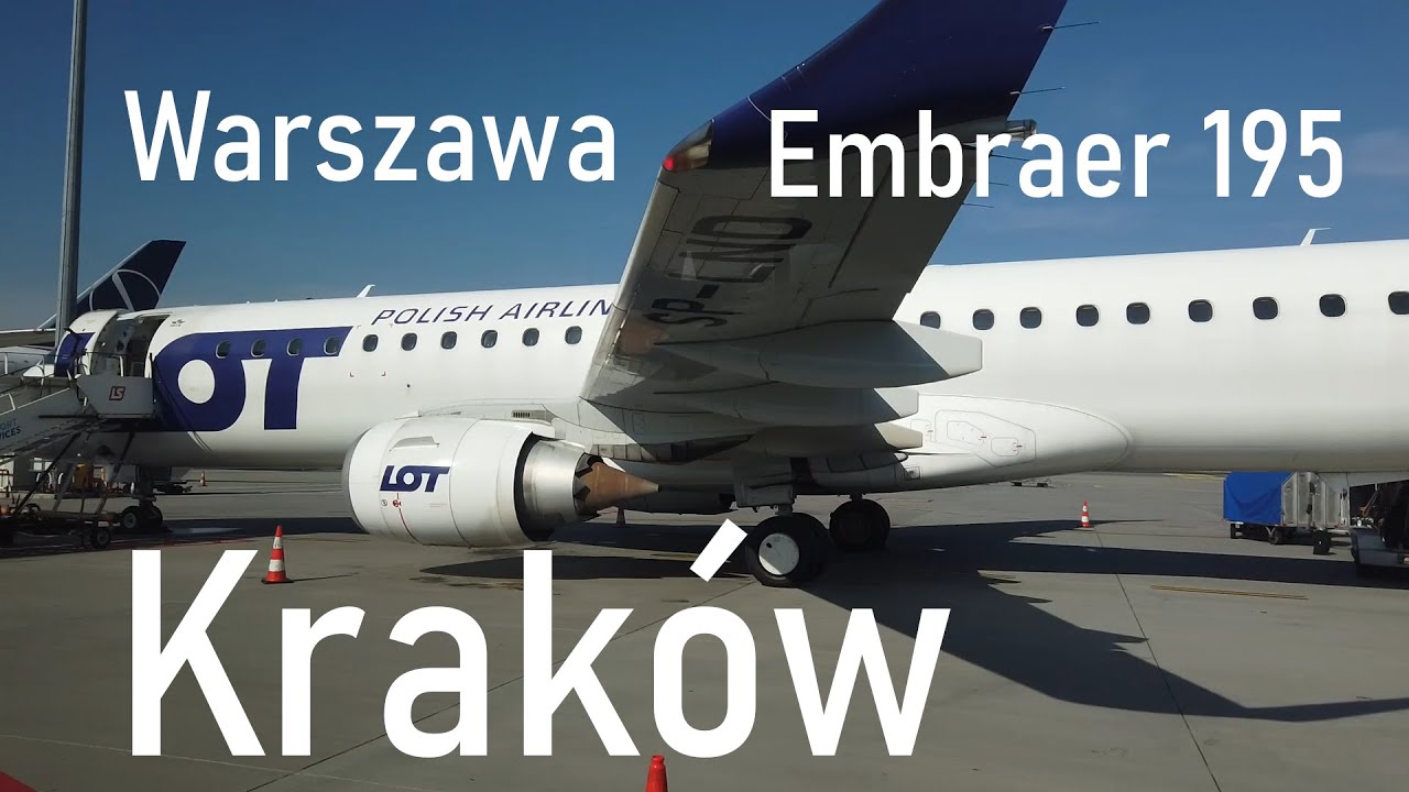 Chopin Airport (WAW) - Kraków Airport (KRK) | Trip report | Embraer 195 | LOT Polish AIrlines