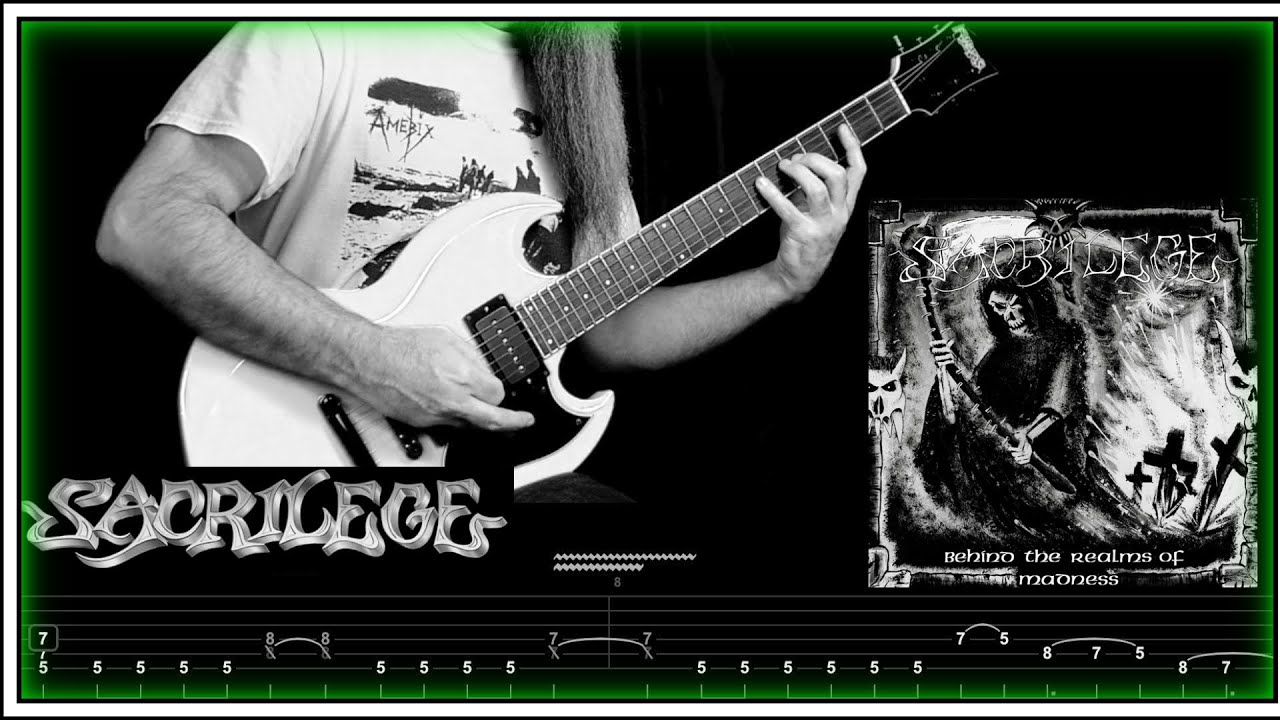 SACRILEGE - Life Line - Guitar & Tablature Crust Punk Thrash Metal Crossover D-beat 1985