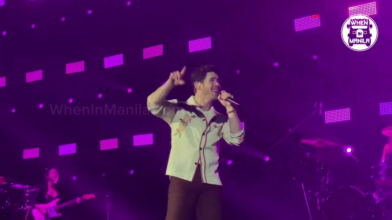 Nick Jonas of JONAS BROTHERS “Jealous” Live in Manila | The Tour 2024 #THETOUR
