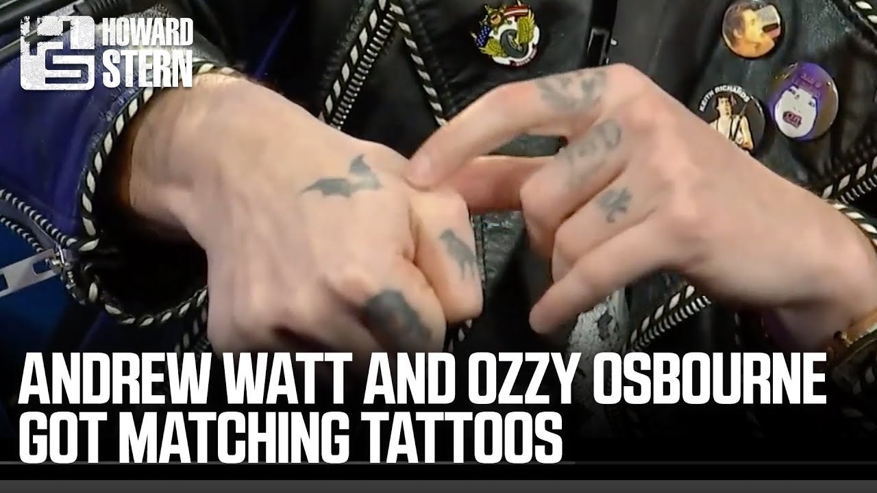 Andrew Watt Got Matching Tattoos With Ozzy Osbourne