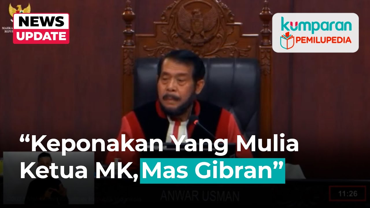 Momen Pemohon Bawa-Bawa Nama Gibran di Sidang Putusan MK soal Syarat Capres-Cawapres