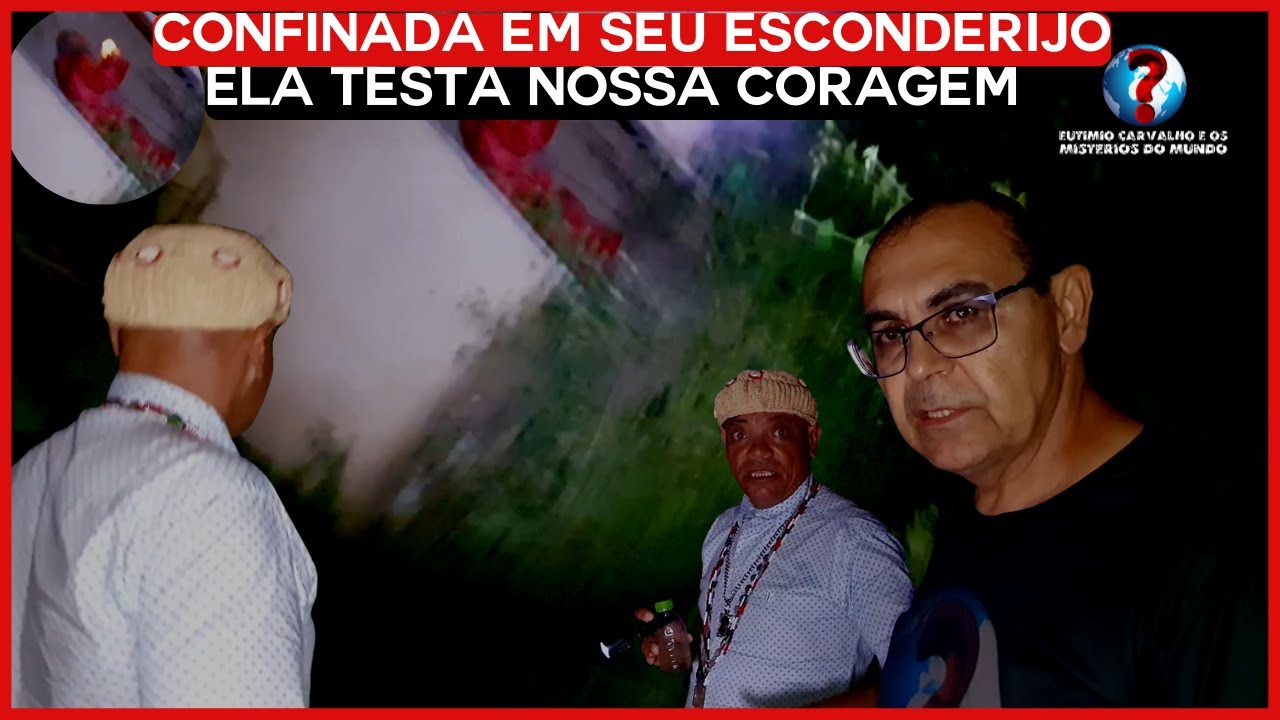 A Bruxa Isabel estava  testando nossa coragem na sua velha casa