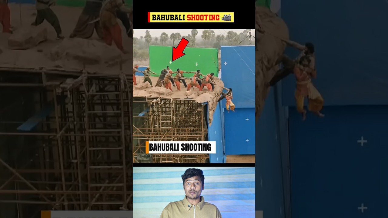 bahubali shooting mountain making behind the scenes #shorts