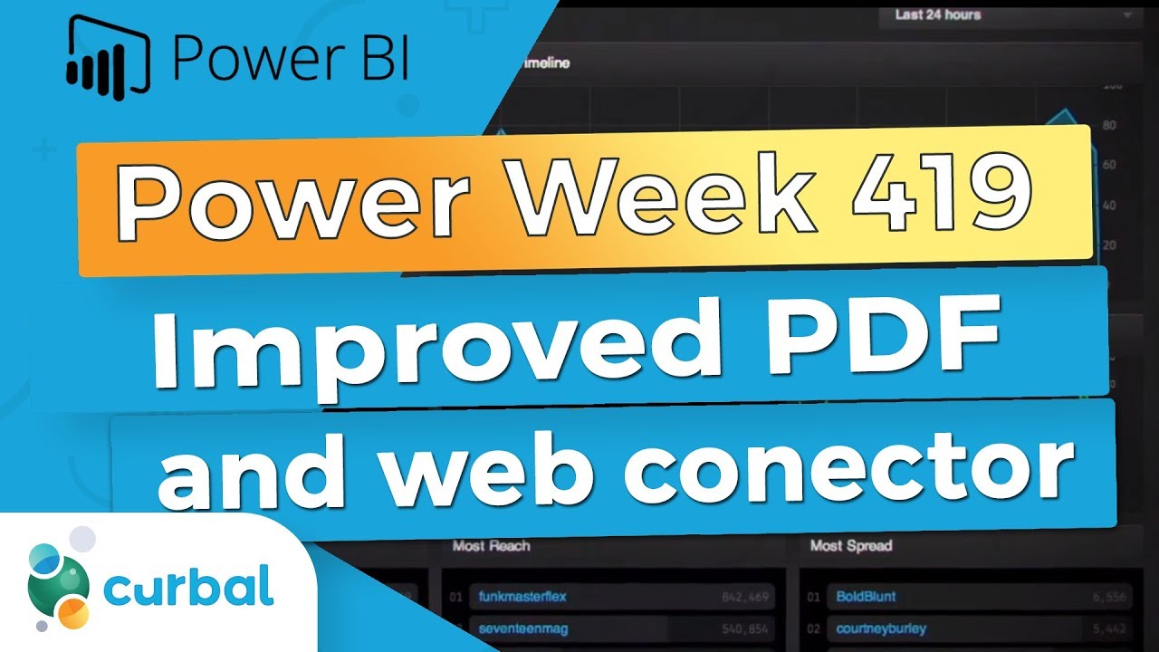 Improved PDF and Web connector - Power BI Desktop update April 2019