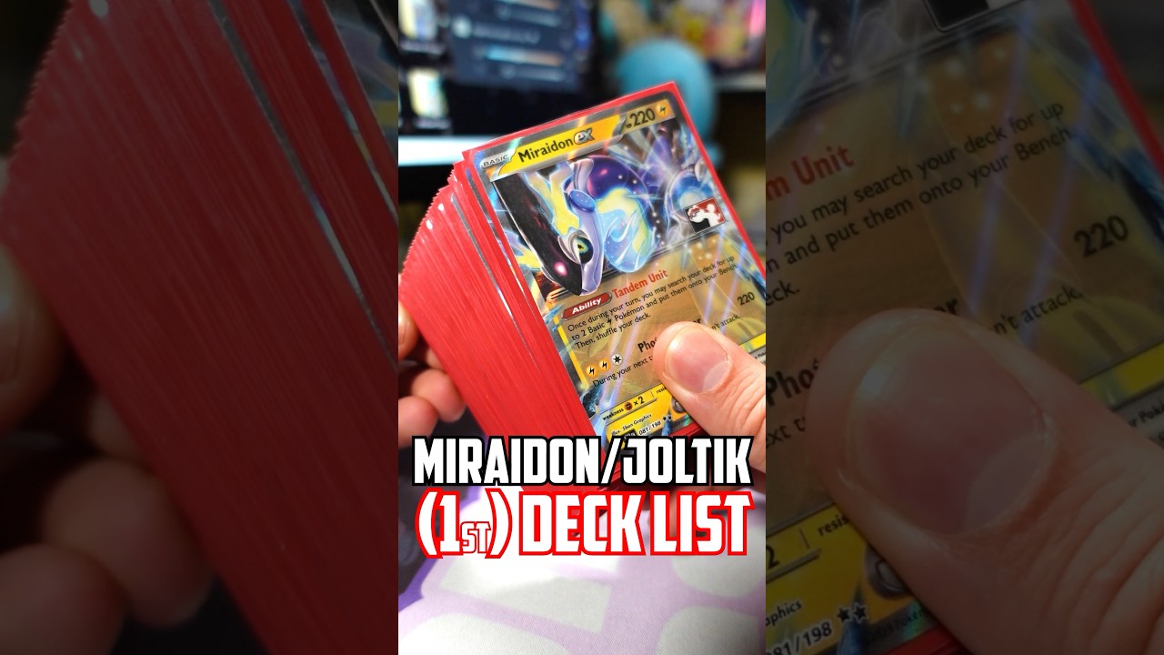 I Won $500+ in 2 Weeks with THIS Pok&eacute;mon Deck! (Miraidon ex/Joltik Box Deck Profile)