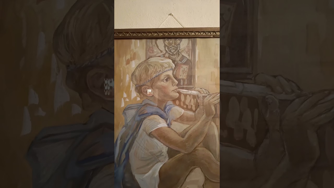 Ein Kind tr&auml;umt.Die Ikone wacht.#Symbolismus #Kunstvideo #Kinderseele #Licht #Fl&ouml;te