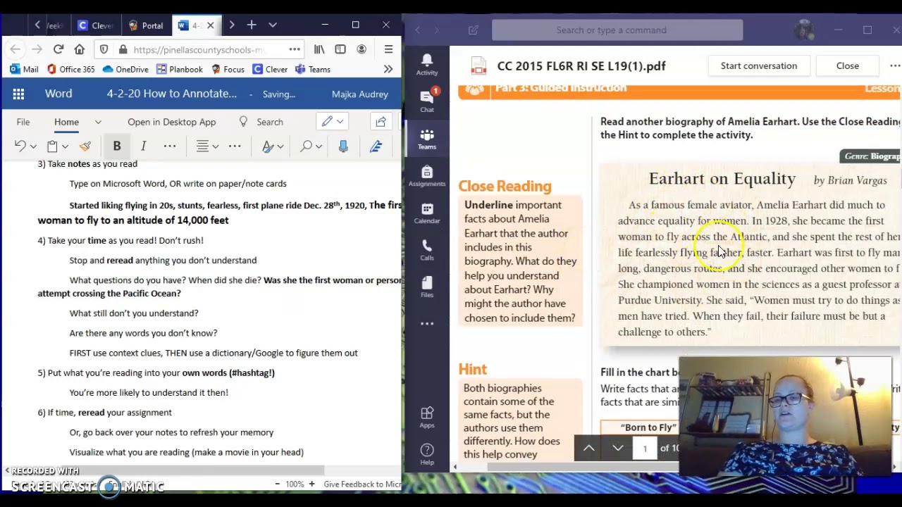 4-2-20 How to Annotate from the Computer - Intensive Reading