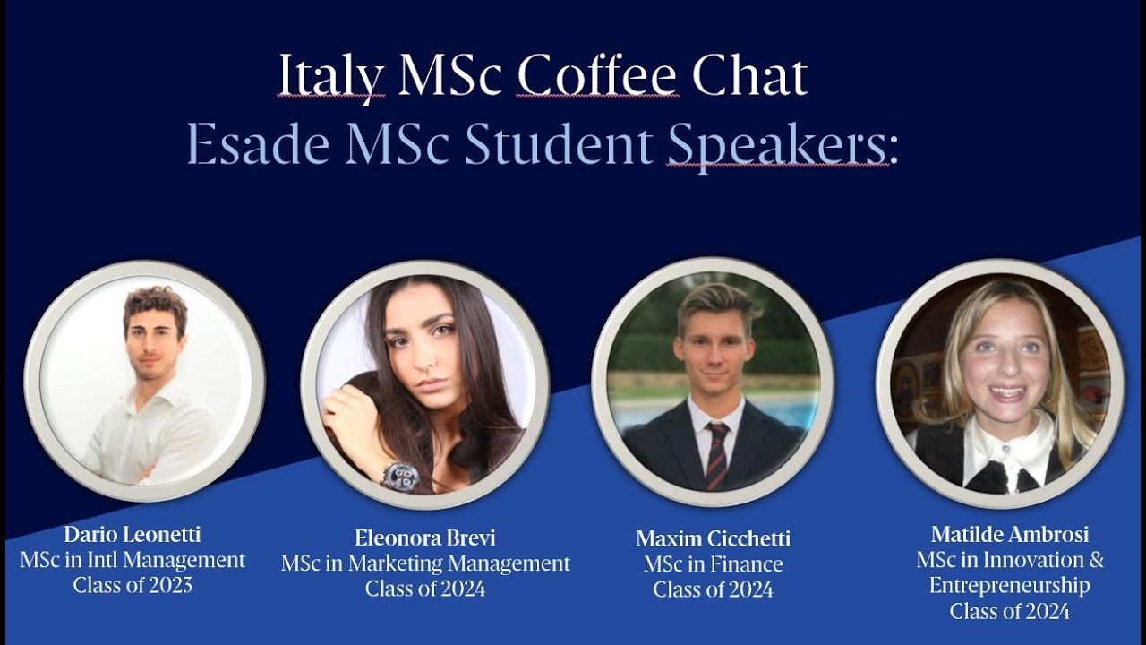 Esade MSc Coffee Chat Italy 220224