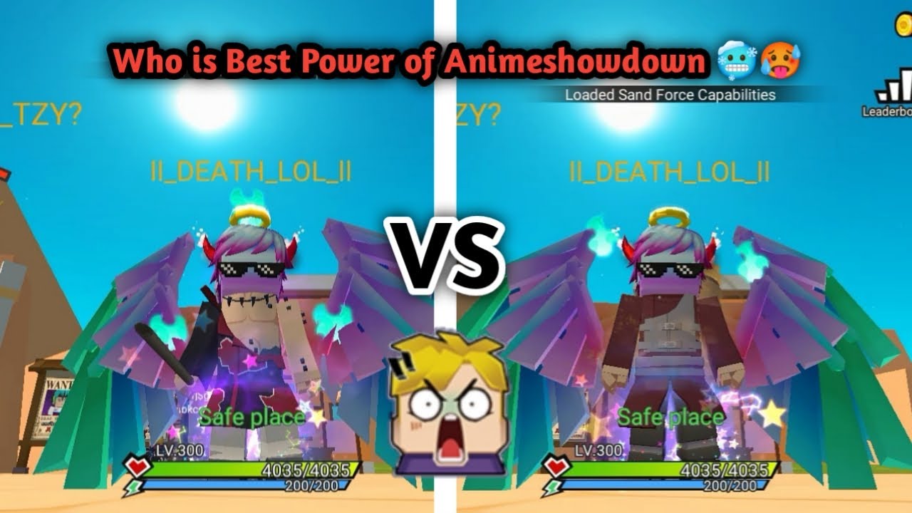 Which is Stronger Power in Animeshowdown!?🥶🥵 #blockmango #animeshowdown #tranding