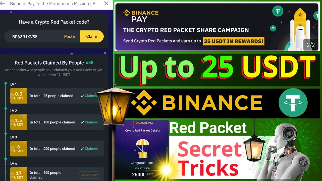 Как заработать до 25 USDT | Хитрости и советы по Binance Crypto Red Packet | Код Crypto Box