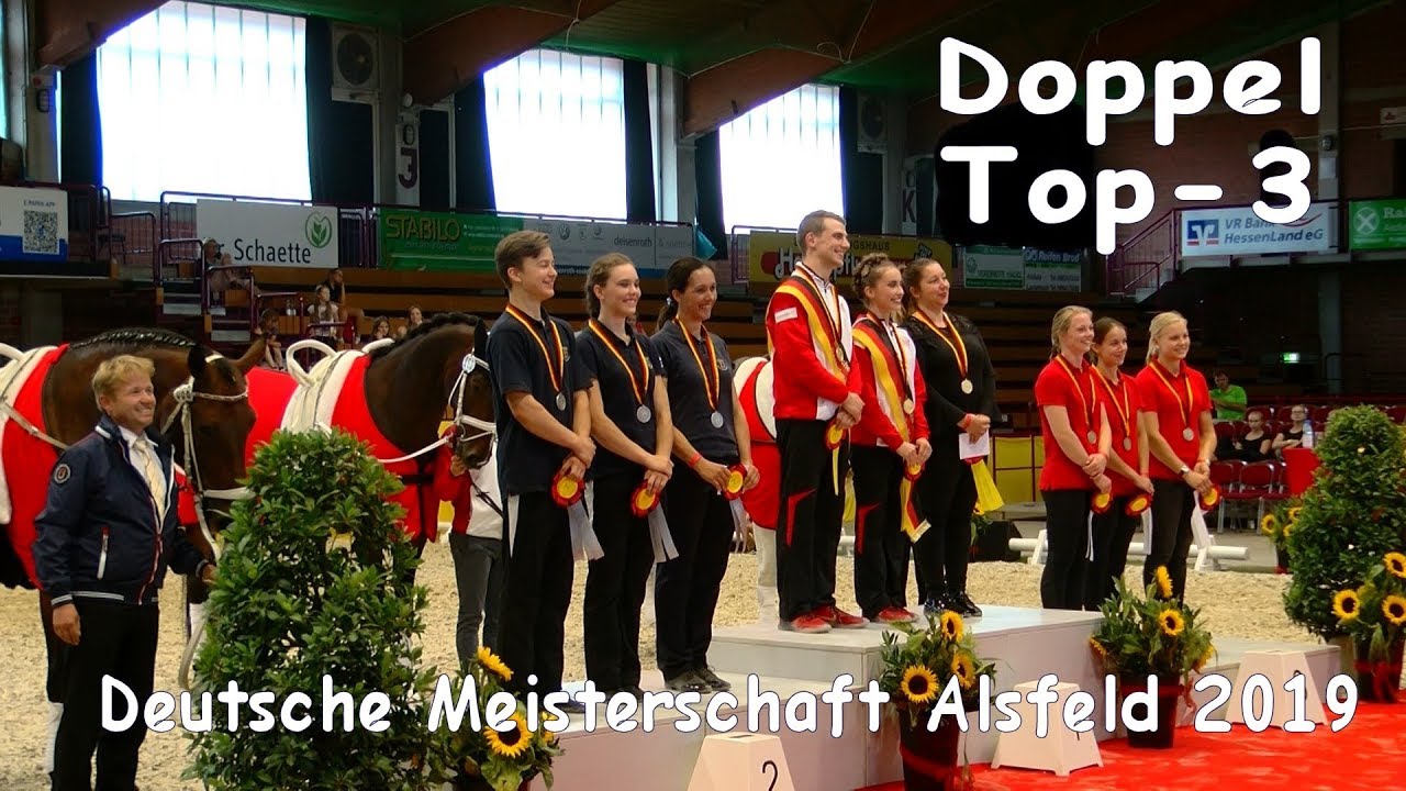 Deutsche Meisterschaft Voltigieren Alsfeld 2019 - Doppel Top 3