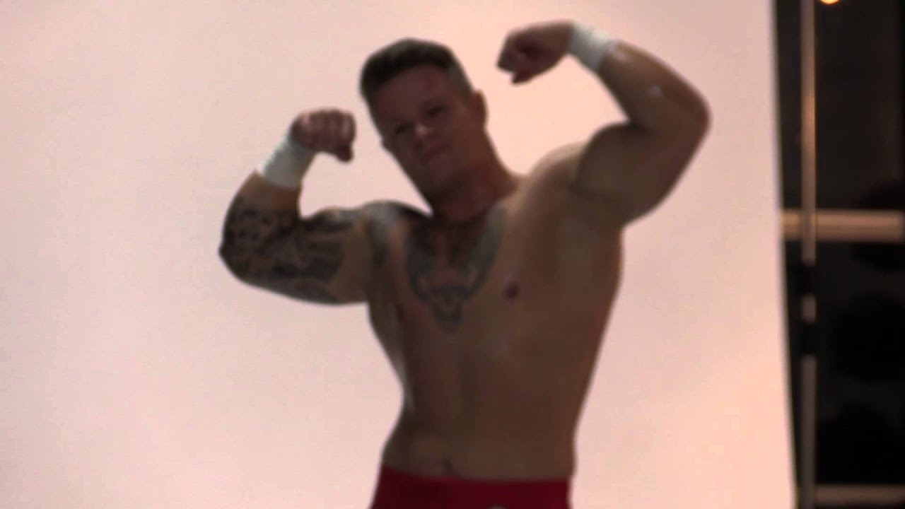 Exclusive behind the scenes footage of The British Brawler Ad Hutchinson