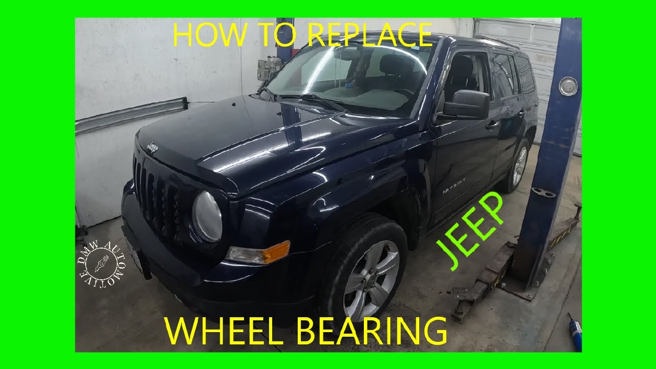 2013 Jeep Patriot.... How To Replace Front Wheel Bearing