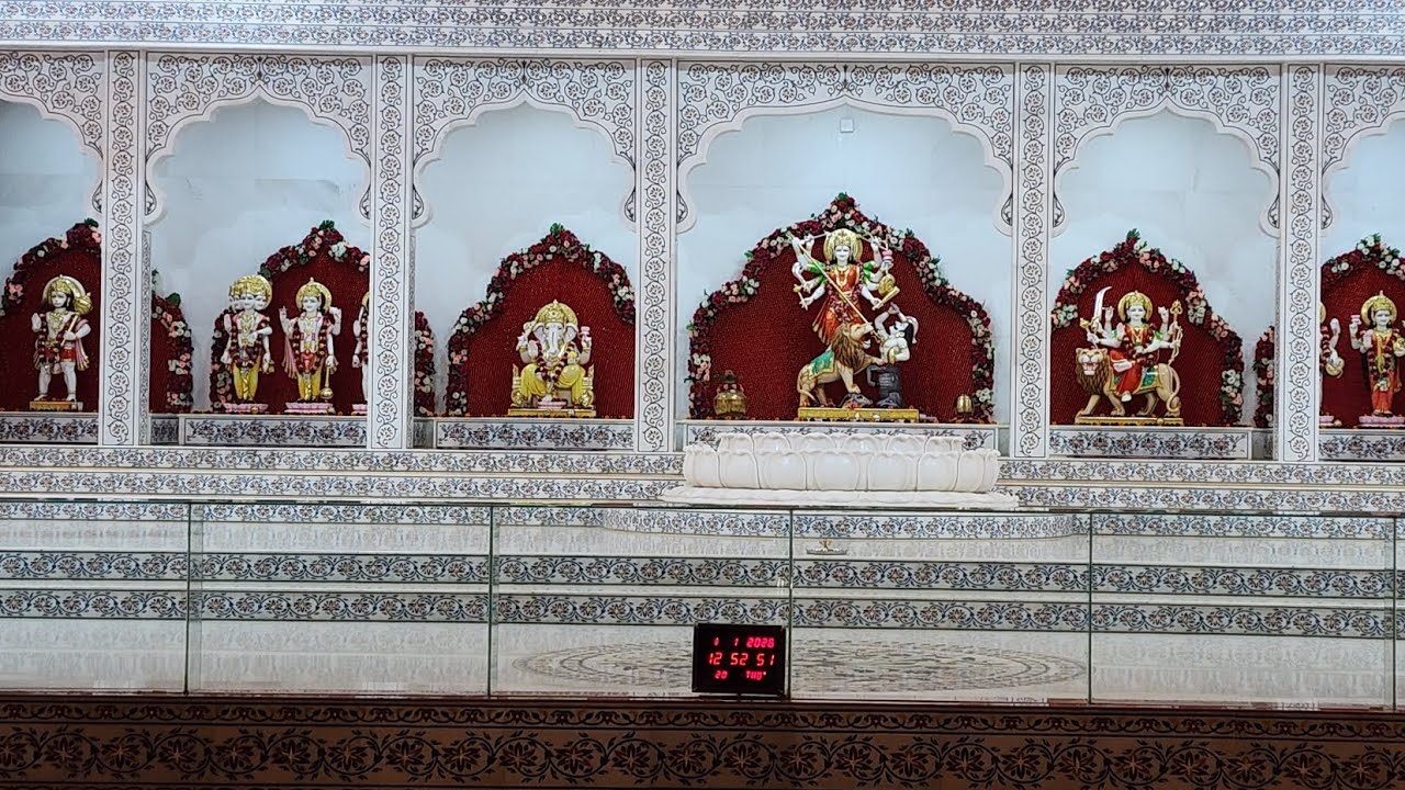 New year special #2026  श्री दुर्गा चालीसा पाठ मन्दिर #bmks #siddhashramdham  
