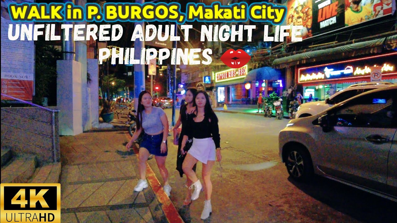 Why Foreigners Love It Here? | NIGHT in MAKATI PHILIPPINES | Walk in P Burgos Makati City