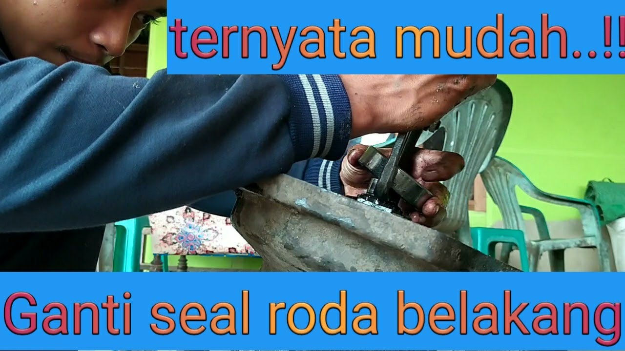 cara ganti seal roda belakang jhon deree tracktors kubota all type
