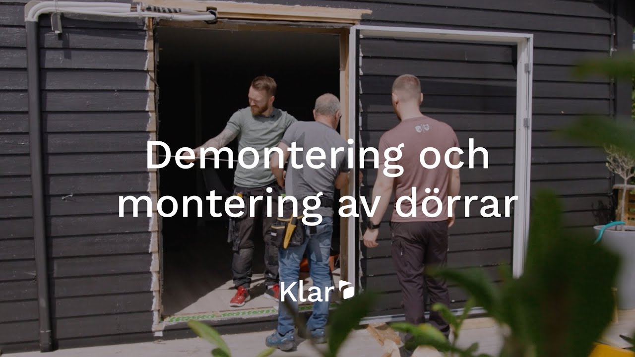 Så demonterar och monterar du en dörr | Klar