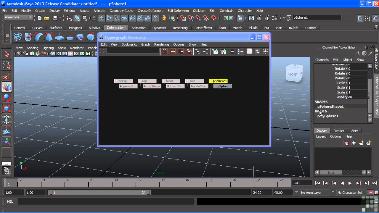 Maya 2013 Tutorial | Hypergraph