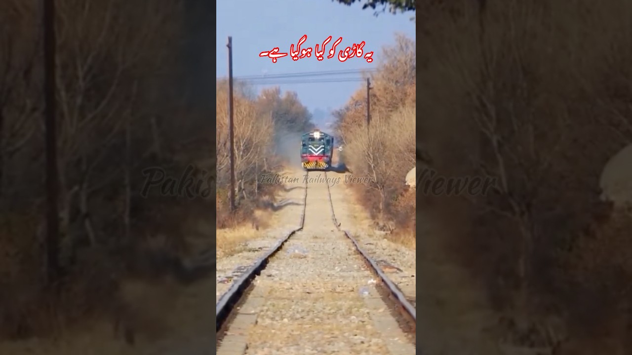 یہ گاڑی کو کیا ہوگیا ہے۔ #shortsvideo #train #geu20c #trainjourney #railway #traintravel #travel