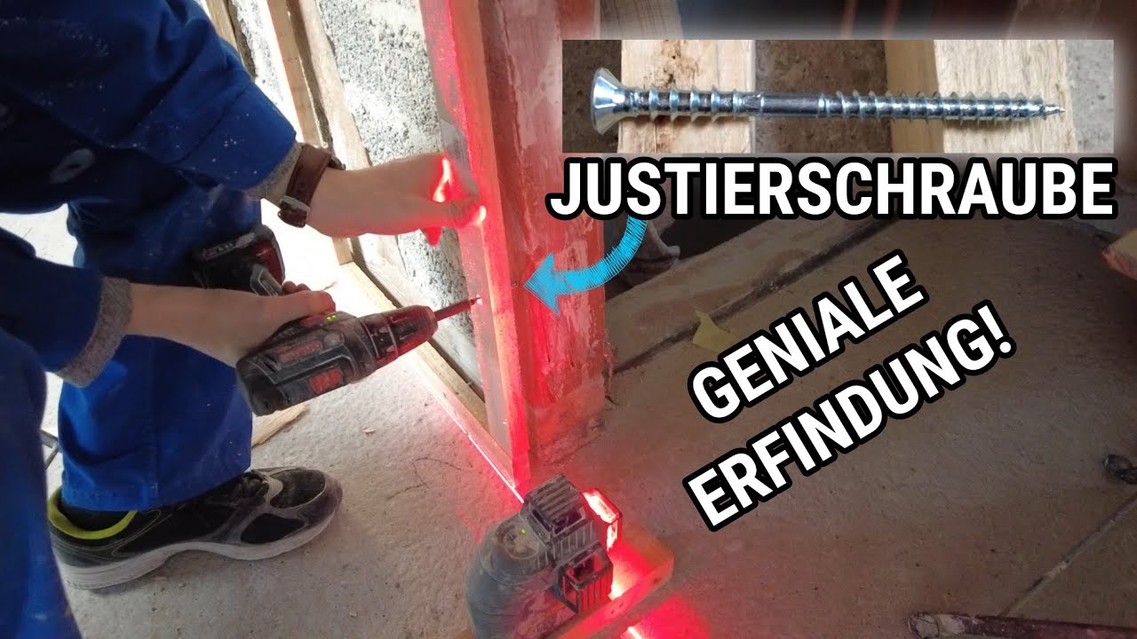 Trockenbauwand 100% gerade mit #Justierschrauben