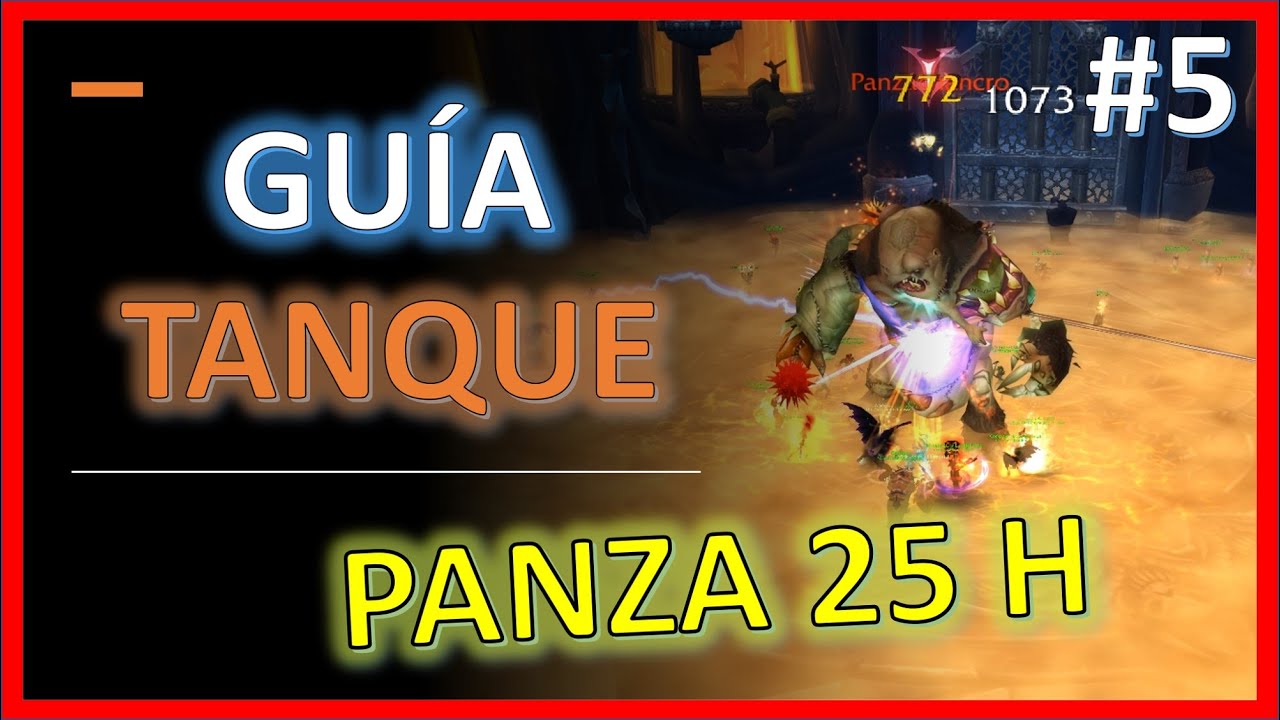 Como TANQUEAR PANZA 25 H | Comentado | TANKEAR PANZA 25 H | Guia ICC | PALADIN TANQUE | Panzachancro