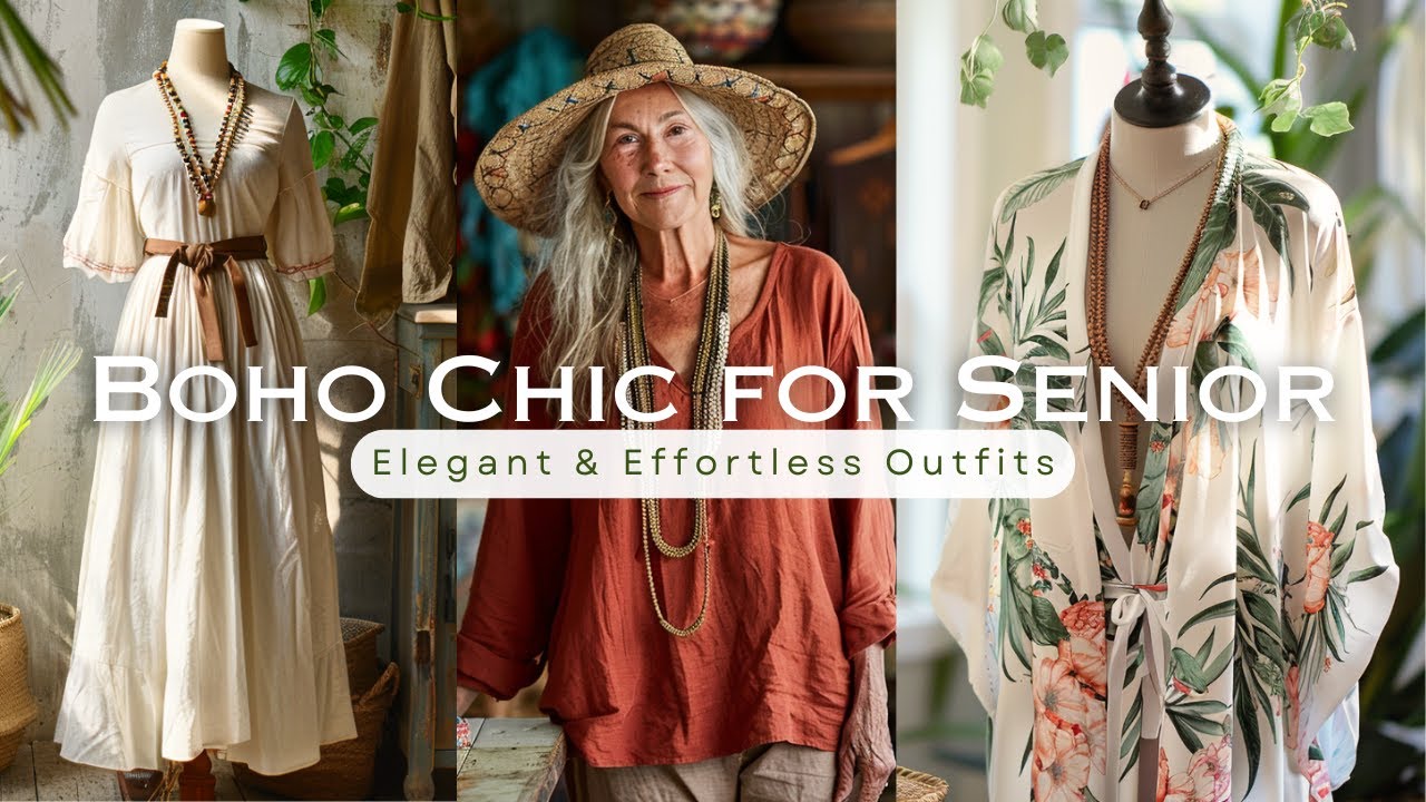 Boho Fashion Tips for Seniors: Effortless & Elegant Outfit Ideas for Women Over 60