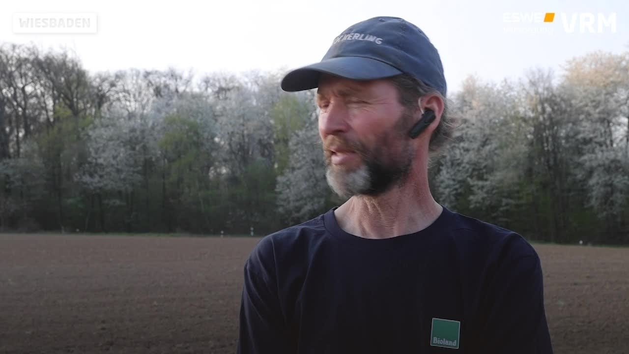 High-Tech-Einsatz bei Biobauer in Nordenstadt