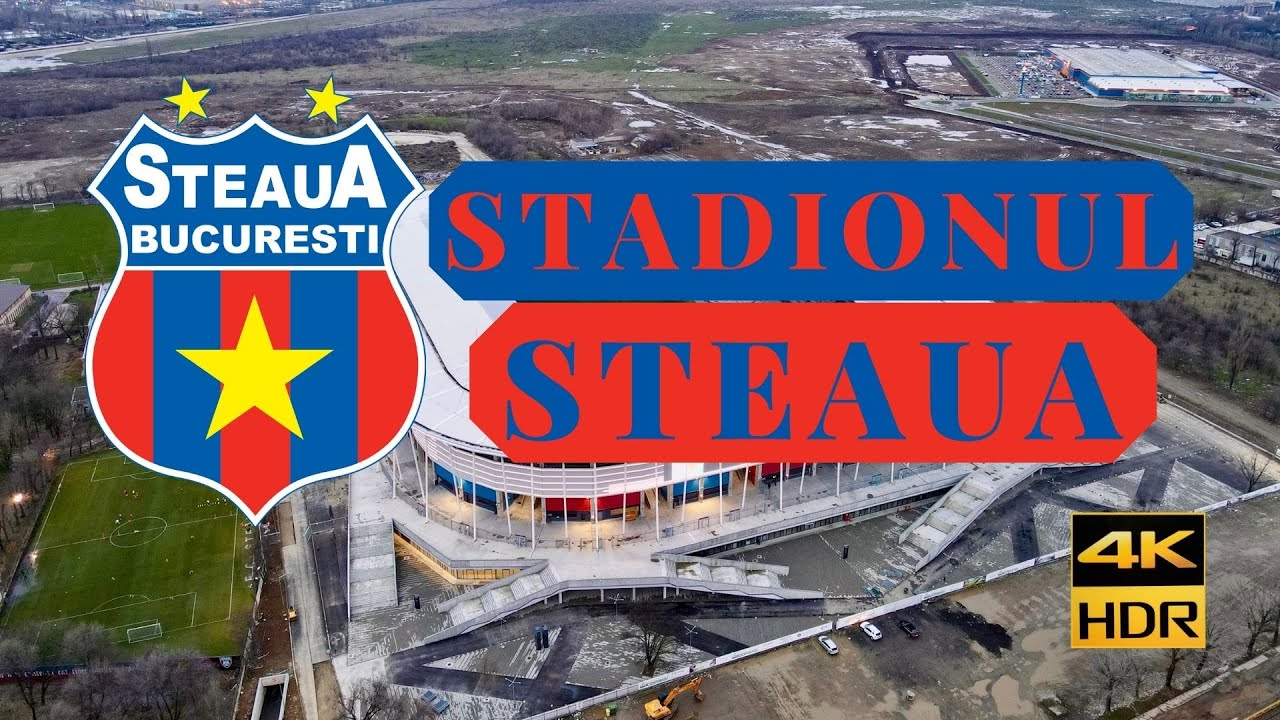 Stadionul STEAUA BUCURESTI ⚽ Stadionul GHENCEA ⚽ Filmare cu Drona