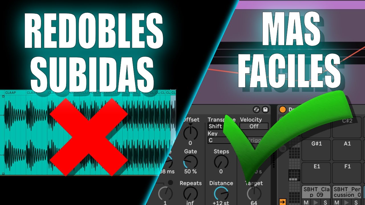 Redobles / Remates / Subidas mas sencillas con DRUMRACK Y ARPEGIADOR