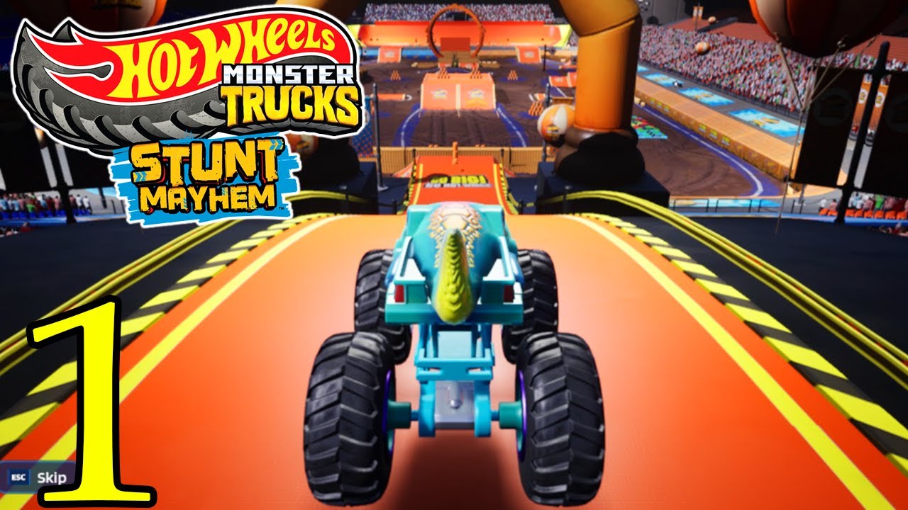 HOT WHEELS MONSTER TRUCKS STUNT MAYHEM - Gameplay Walkthrough Part 1 (Xbox, PlayStation, Switch)