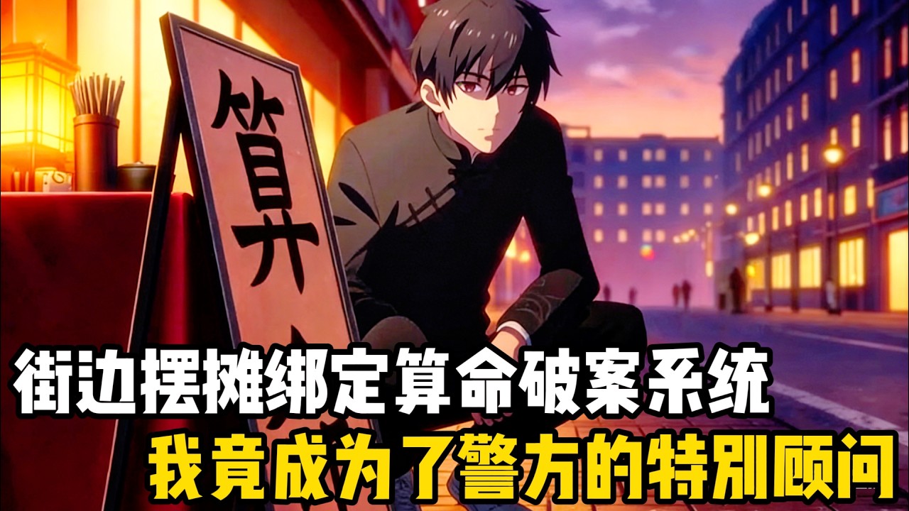 綁定【算命破案系統】我每天在街邊給人看相算卦。系統任務：通過算命協助警方破案。第一天，我說一箇中年人有牢獄之災，他當晚就被抓了#動漫 #动画推荐 #小说 #漫画解说 #一口气看完 #网文小说 #爽文