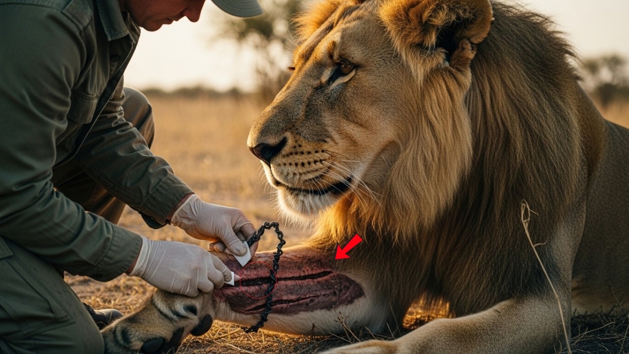 A Stranger Saved a Broken Lion — Moments Later, Something Incredible Happened